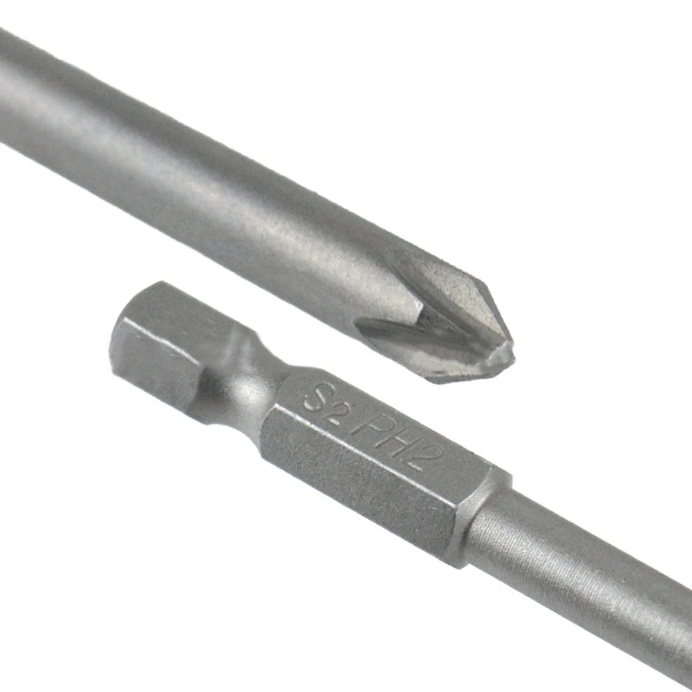 5 개/대 300mm 자기 십자 드라이버 비트 PH2-확장 드라이버 헤드 전기 드라이버 수동 도구 액세서리