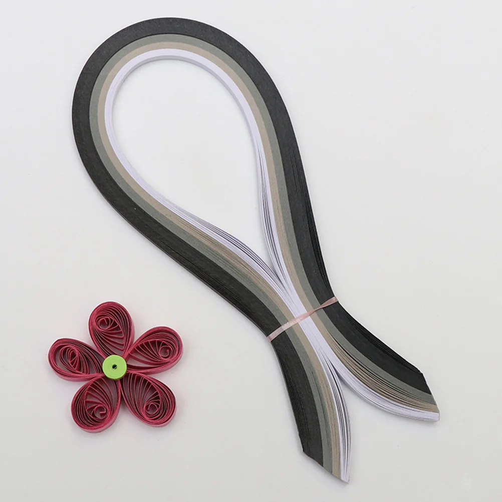 

9Pcs Paper Quilling 9 Color Gradient Sheets DIY Art Paper Kit for Handmade Flower Animal Plant Craft Projects Color Sheet
