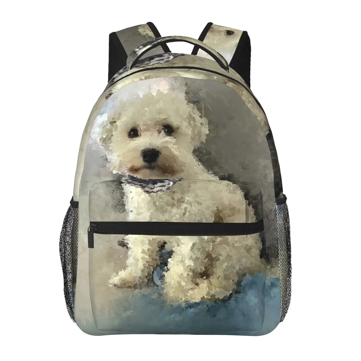 

Maltese Pet Dog Portrait Backpacks Boys Girls Bookbag Children School Bags Cartoon Kids Rucksack Shoulder Bag Large Capacity