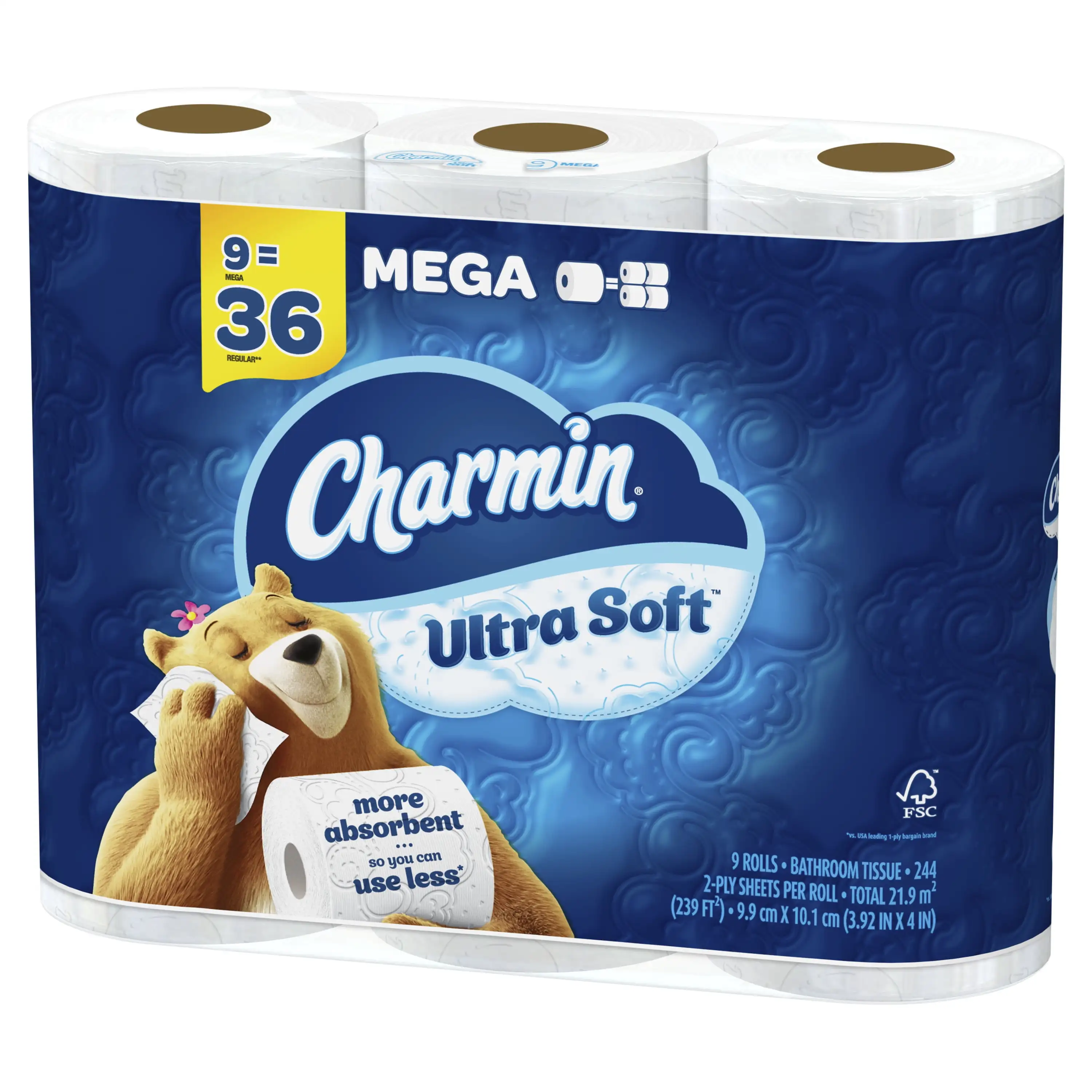 Ultra Soft Toilet Paper 9 Mega Rolls, 224 Sheets per Roll Perfectly designed paper towels are better to use and absorbent well