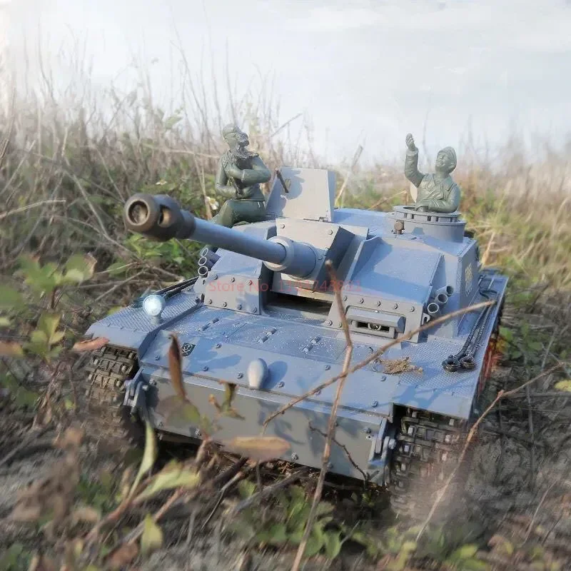 Henglong 3868-1 carro tanque de brinquedo de simulação em grande escala multifuncional batalha competitiva modelo de brinquedo de tanque de argamassa de controle remoto