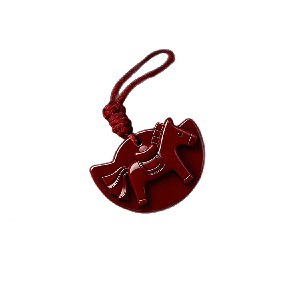 

Long Duration Car Fragrance Diffuser with Horse Year Special Edition Design for Home and Vehicle Use Red Color Wax
