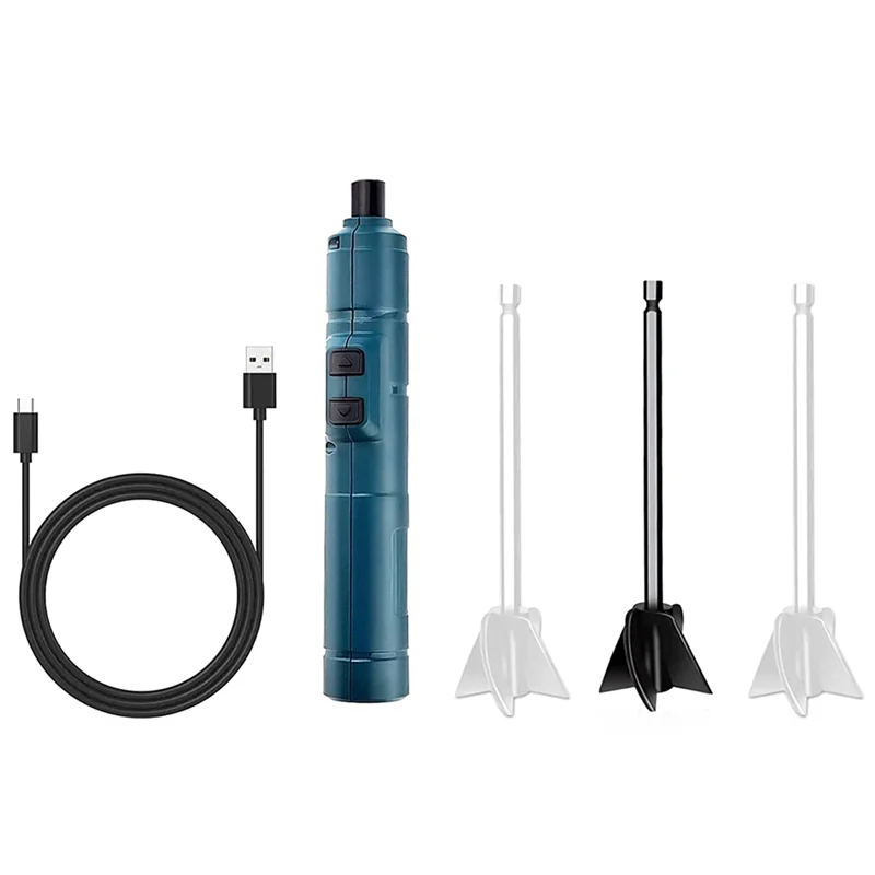 Handheld Rechargeable Epoxy Resin Mixer Resin Mixer Electric Epoxy Stirrer for Resin Resin Molds Silicone Molds-A70Z