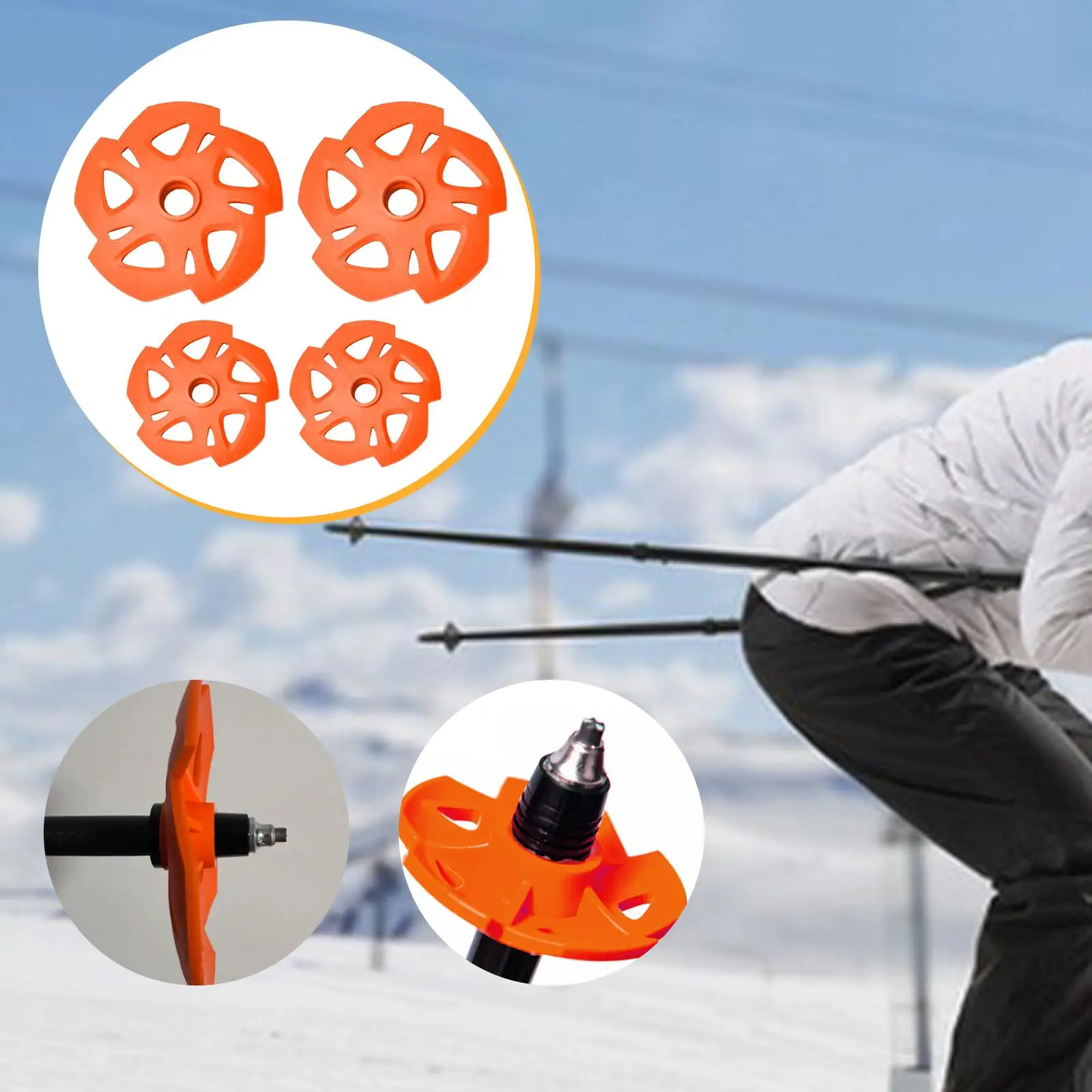 

Запасные части из 2 частей для походных корзин, корзин для снега и грязи,