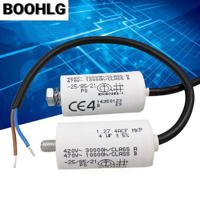1PCS 1.27.4ACF MKP 4uF Motorstartkondensator