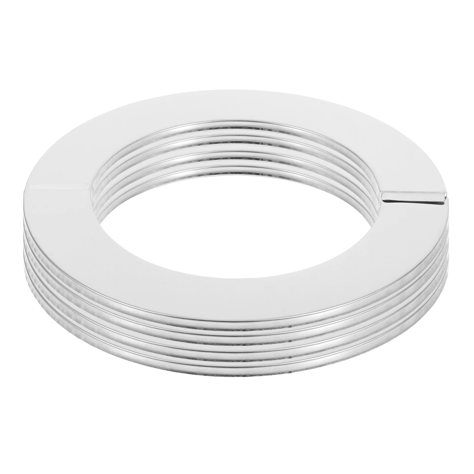 

4 Pcs Wall Pipe Hole Flange Cover Decorative Round Stainless Steel Ceiling Plate Chimney Plumbing