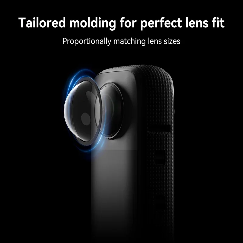 واقي شاشة بغطاء عدسة مجموعة Telesin ULTRAGUARD لكاميرا الحركة Insta360 X3