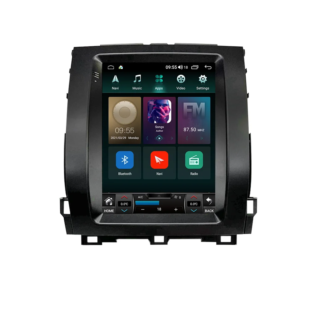 

Автомобильный cd-плеер на Android 11 для Toyota Prado 120 2002-2009 BT стерео IPS экран carplay Автомобильный мультимедийный gps-навигатор