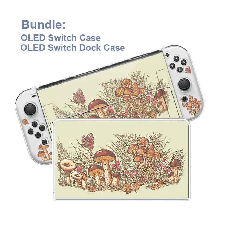 كوتجاكور الفطر فوندا نينتندو سويتش حافظة غطاء لدوكابل واقية التارو غطاء من البولي يوريثان للتحكم التبديل Joy-Con