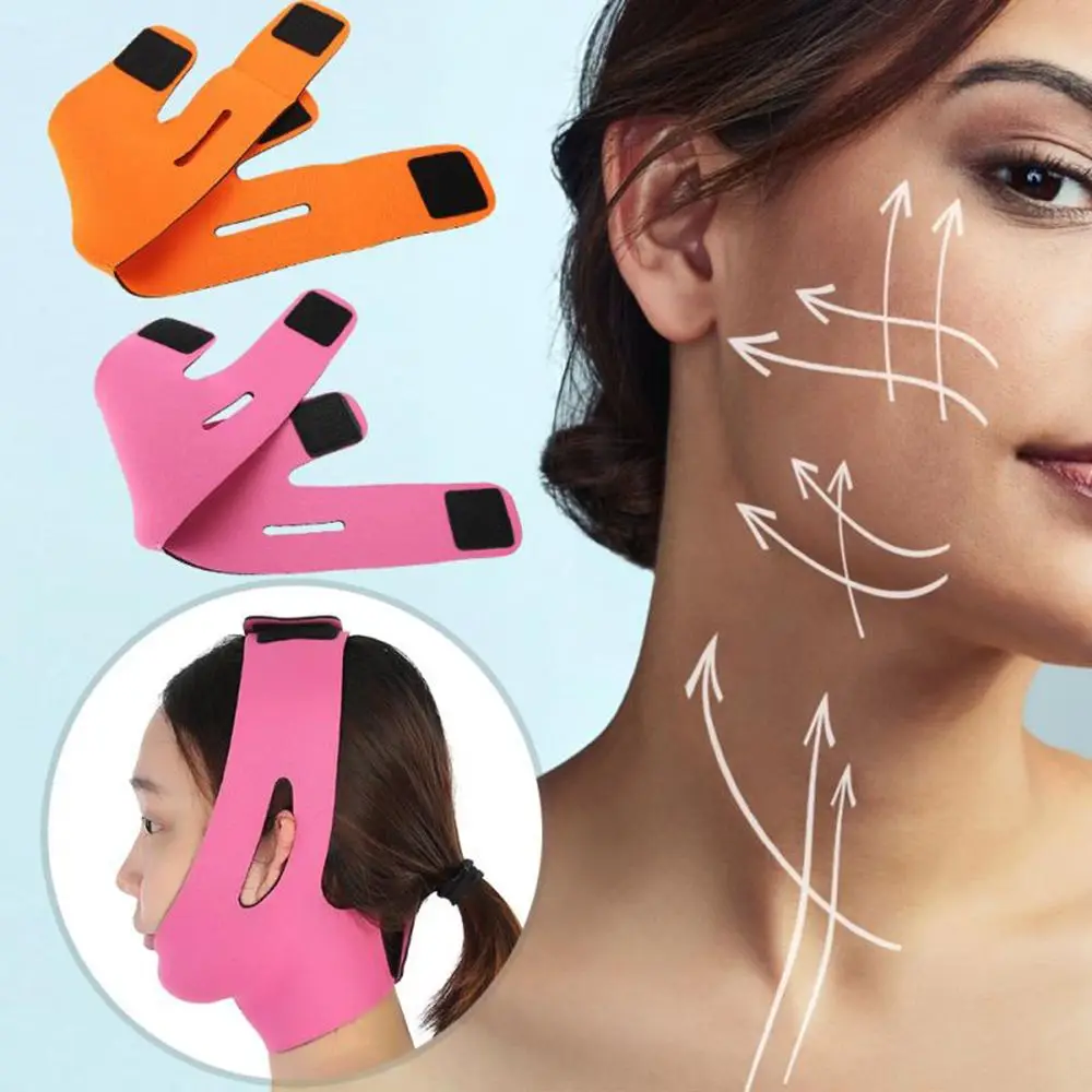 Women Thin Face V-Line Lift Up Face Slimming Bandage Facial Massager Face-lift Belt Beauty Tools