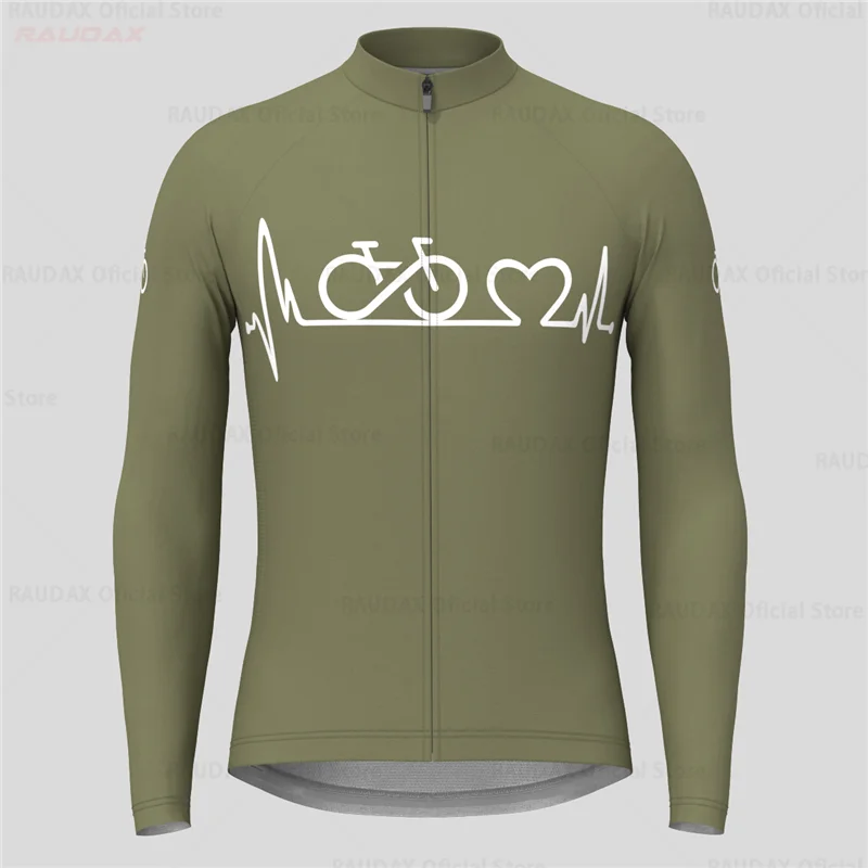 2023 Long Sleeves Cycling Jerseys Man’s Breathable Bike Jerseys Quick Dry Mountain Road Bike Riding Cycling Shirts 16 Colors