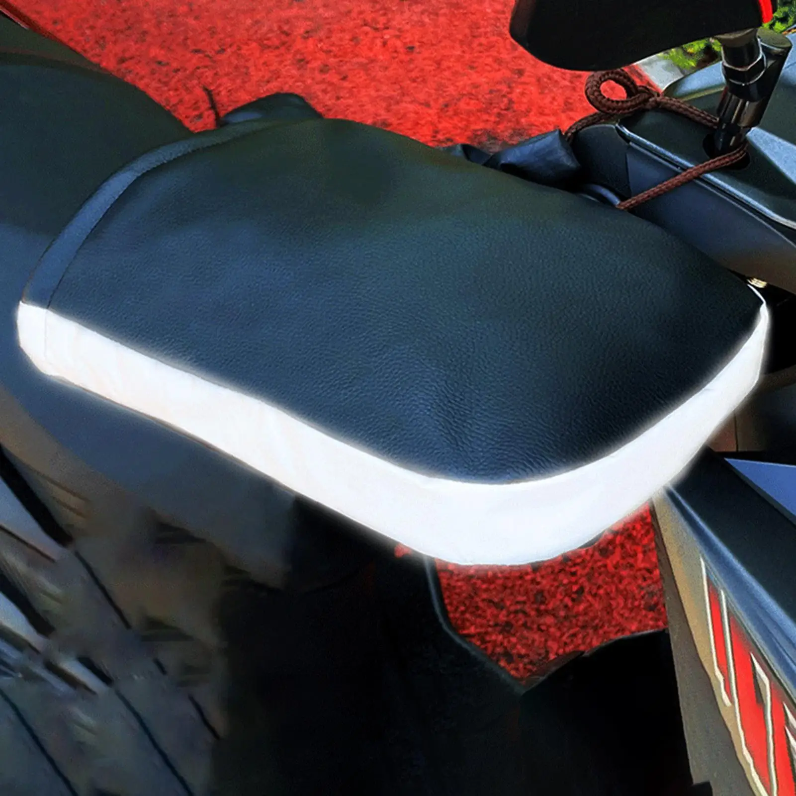 Motorcycle Handlebar Muffs Waterproof Motorbike Mitts Waterproof Motorbike Handlebar Mitts for Scooter Snowmobile Tricycles