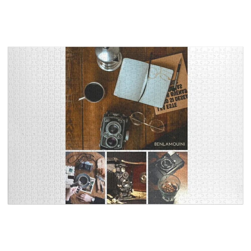 

Vintage Camera Jigsaw Puzzle Customized Gifts For Kids Customizable Gift Woods For Adults Custom Name Child Toy Puzzle