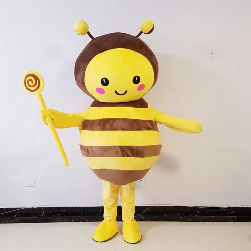 costume-de-mascotte-de-cosplay-de-dessin-anime-d'abeilles-vetements-pour-adultes-accessoires-d'animation-tenues-de-performance-petite-poupee-d'abeille-evenements-de-fete-de-carnaval-nouvelle-collection