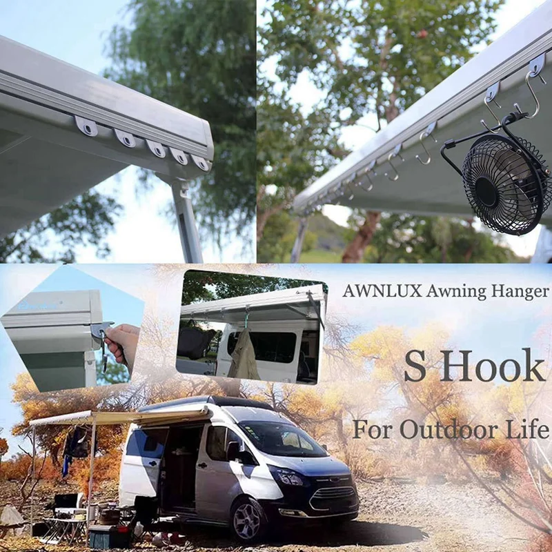 24 Stuks Camping Luifel Haken Rv Awning Hangers Haken Rv Party Light Hangers Voor Rv Caravan Camper