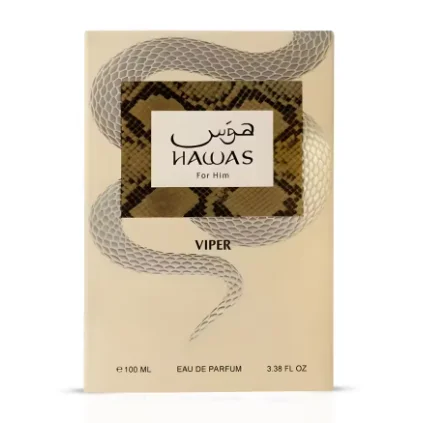 

Hawas Viper Eau De Parfum Cologne Men 3.4 Oz Oriental & Rich Scent Spray Long Lasting Fragrance Portable Pheromone