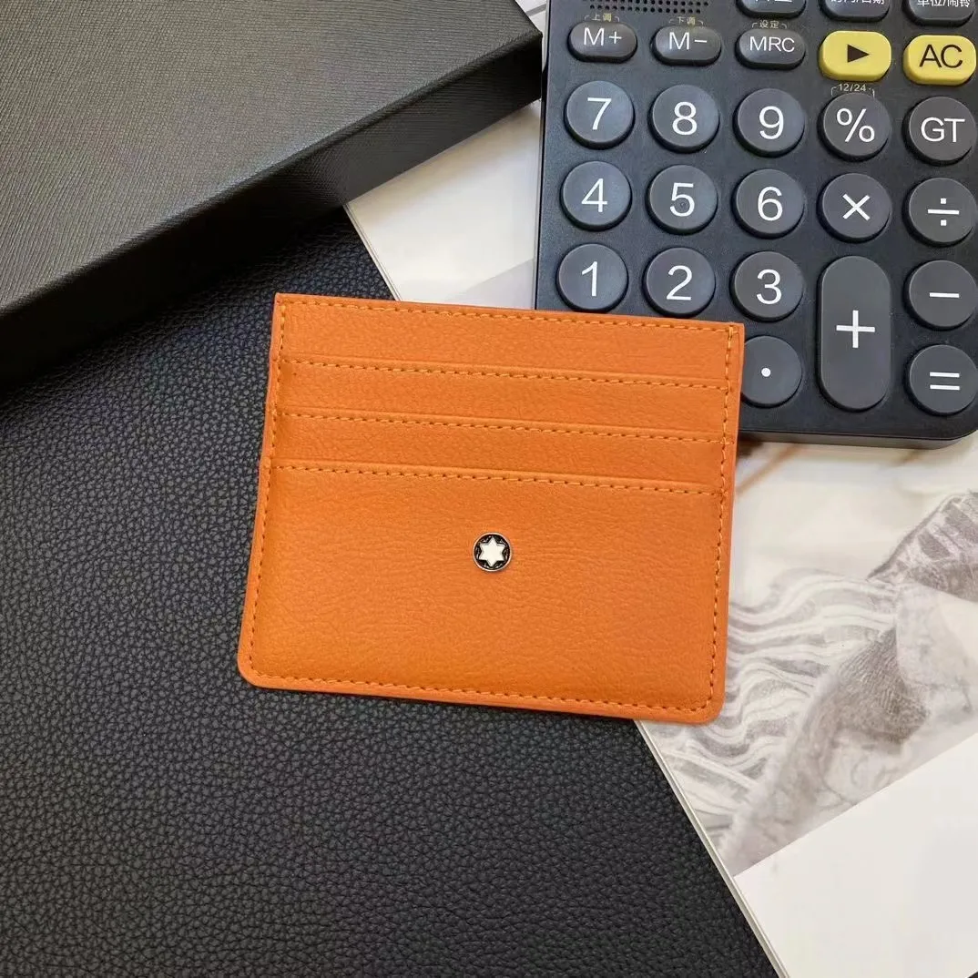 للرجال والنساء الراقية Sle Bla المحمولة بطاقة صغيرة جيب سعة كبيرة متعددة فتحة تخزين بطاقة الائتمان البنك حقيبة التنقل اليومية #2