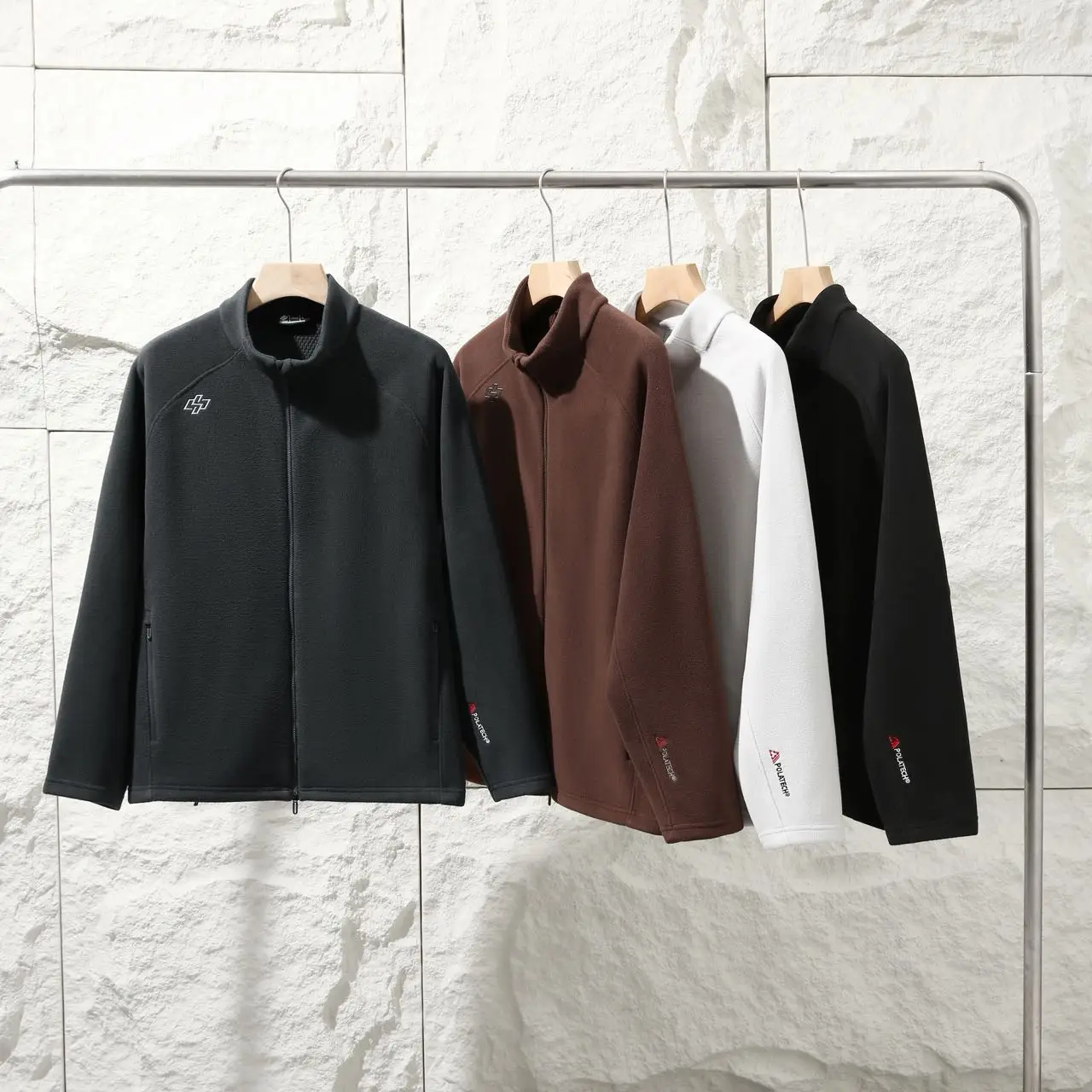 

Outdoor Lightweight Fce Lined Stand Collar Jaet Men's Casual Commute Warmth Retention Faion Urban Sle Autumn Jaet