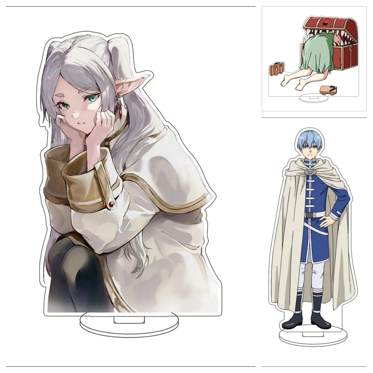 

10CM Charm Anime Journey's End Frieren at the Funeral Acrylic Stand Model Cosplay Characters Ornament Accessories Goods Gifts