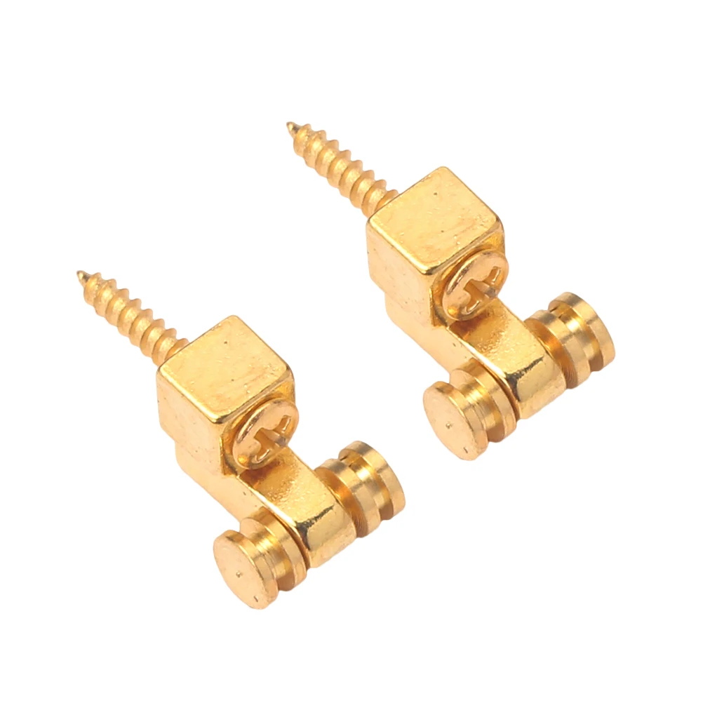

2 Pcs Component String Buckle Electric Guitar Parts Musical Instruments Accessories