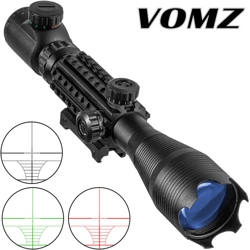 

VOMZ 4-16x50 EG Tactical Optical Rifle Scope Holographic 4 Reflex Sight Red Dot With Laser Combo Hunting Air Guns