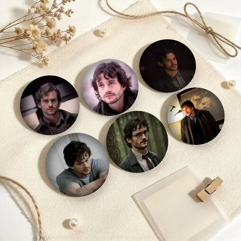 Broches, badges et épingles pour accessoires et cadeaux, personnage de Will Graham TV, 25mm, 32mm, 44mm, 58mm, 75mm