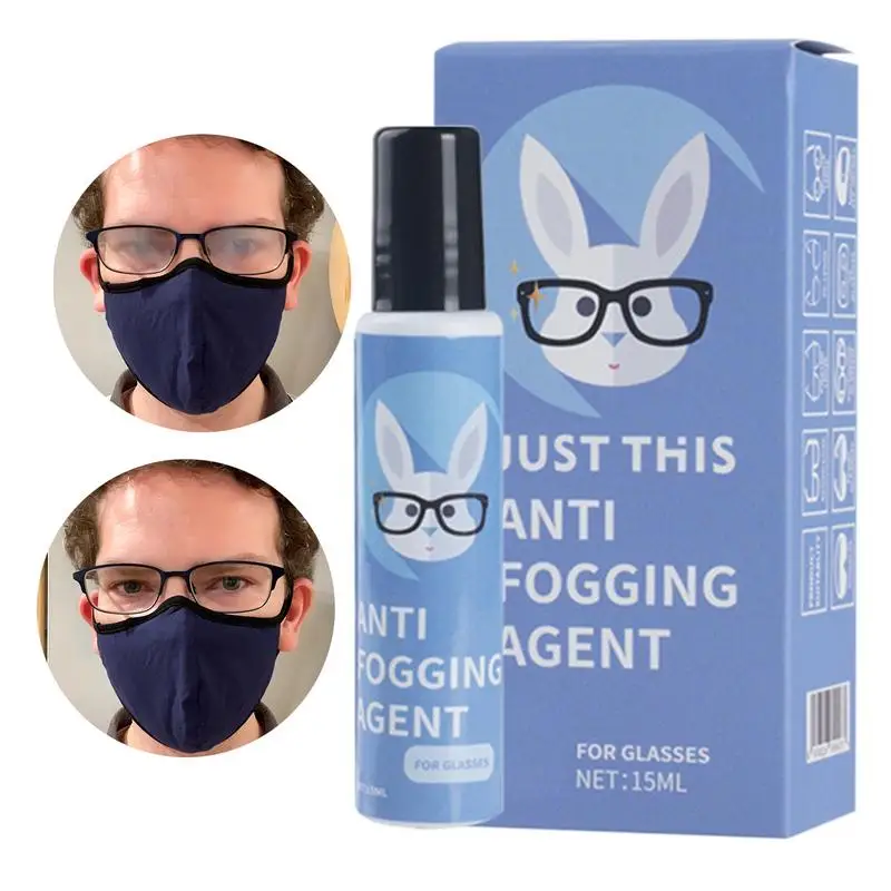 

Defogger For Glasses Effective Lens Cleaner Anti Fog 15ml Lens Cleaner Glass Agent Quick Safe Fog Stopper For Goggles