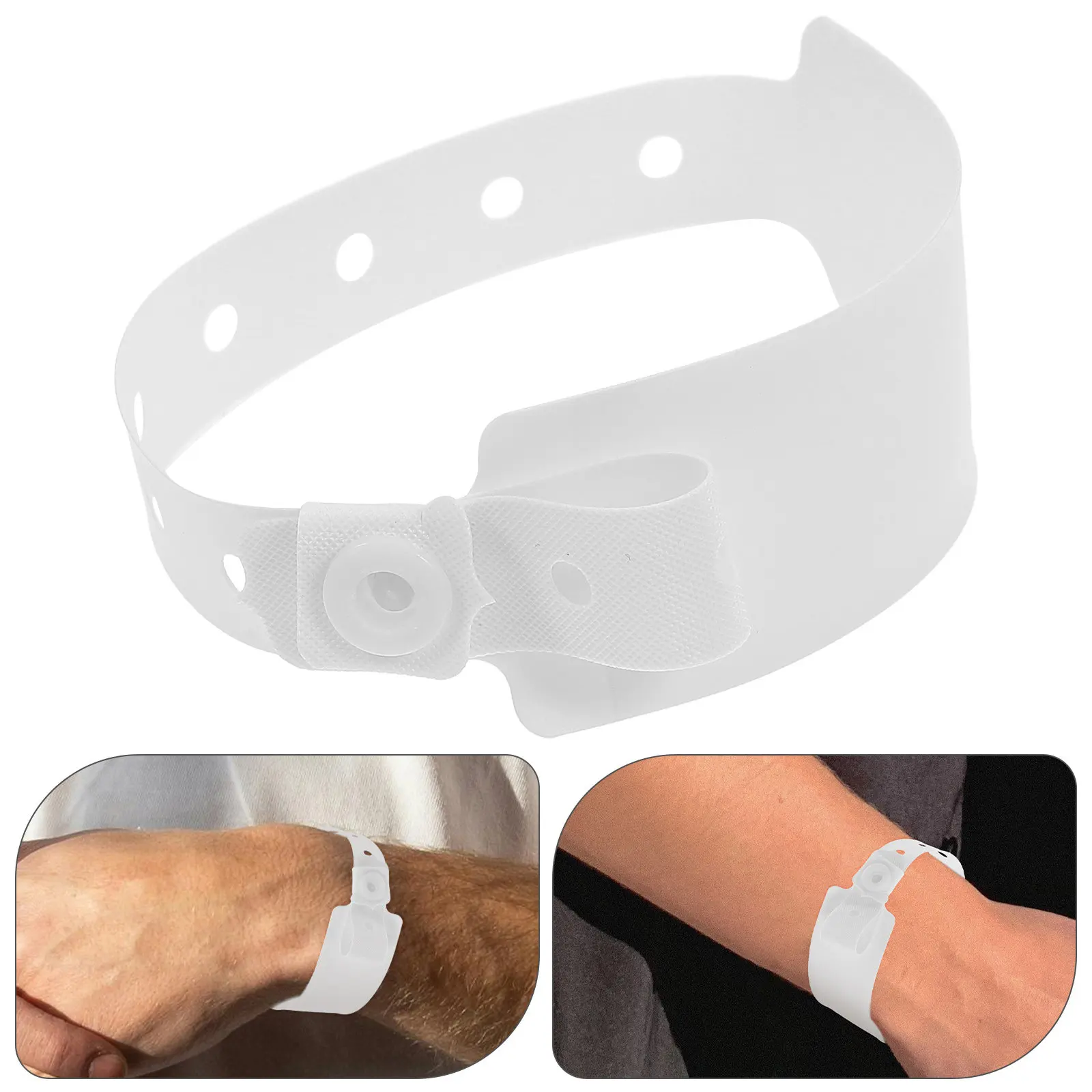 

100 шт. больничных идентификационных браслетов, идентификационные браслеты для экстренных случаев