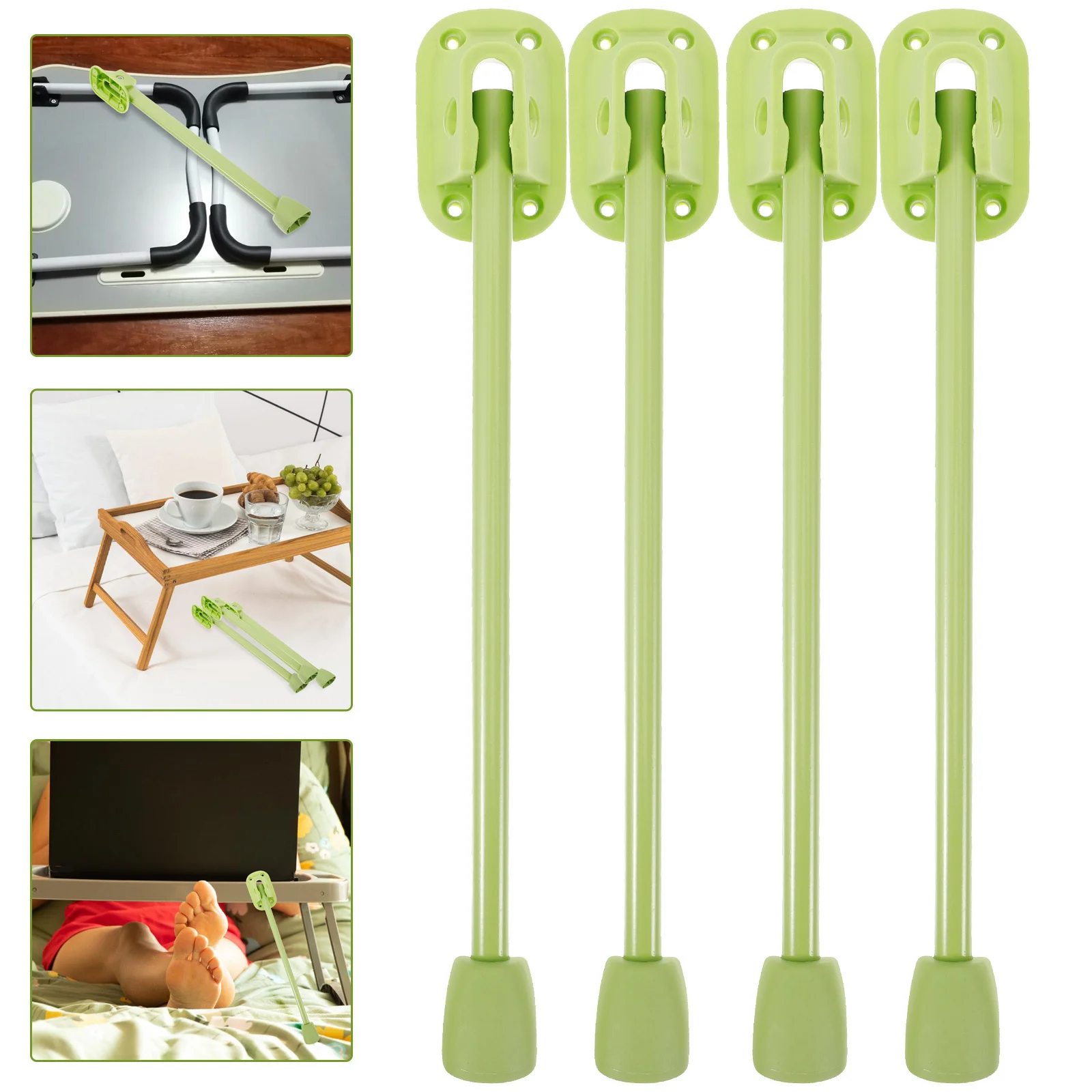 ขาโต๊ะพับได้ 4 ชิ้น น้ำหนักเบา พกพาสะดวก สำหรับโต๊ะแล็ปท็อป โต๊ะกาแฟ โต๊ะแคมป์ปิ้ง โครงสร้างโลหะแข็งแรงทนทาน