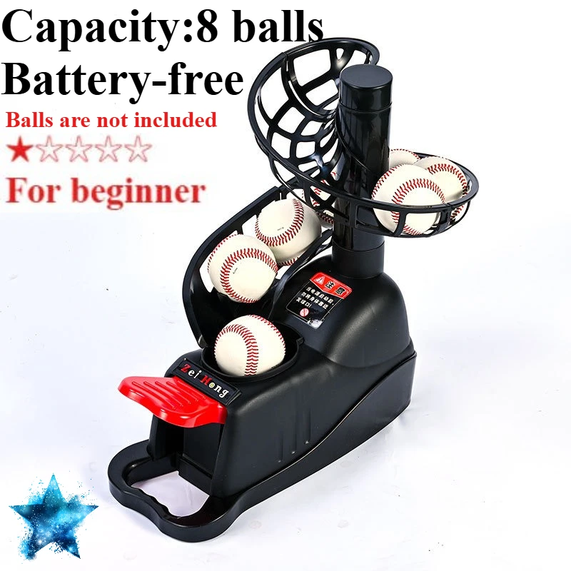 Indoor Play Training Outdoor Sports Smart Pedal Practice Tee Baseball Catapult