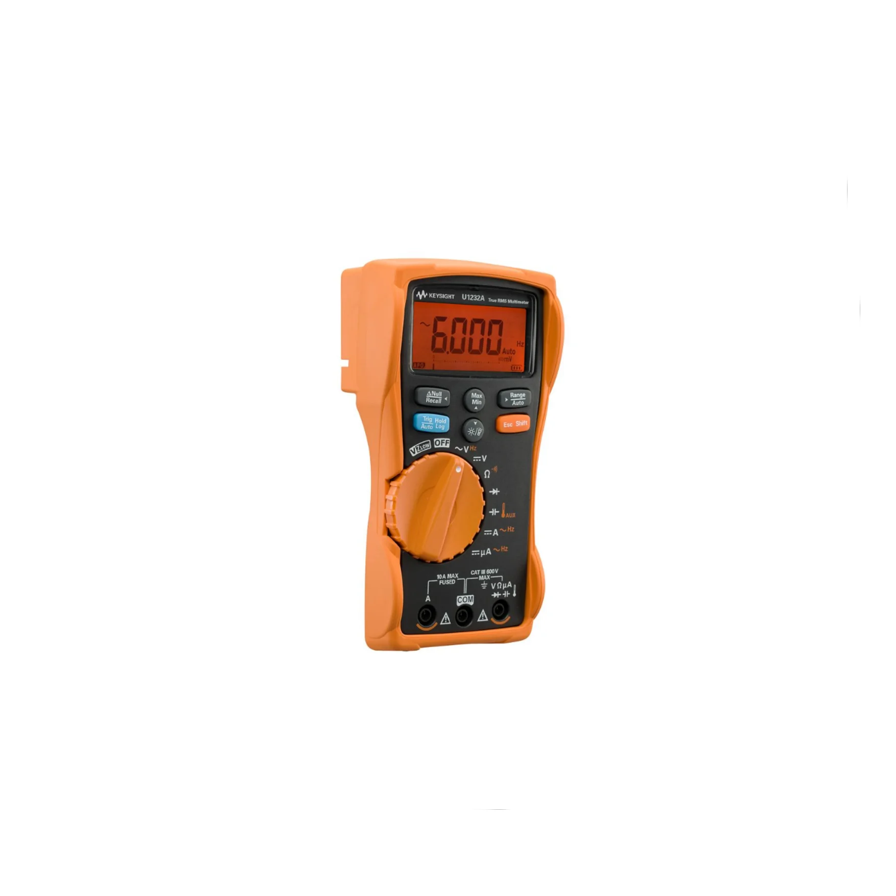 Keysight  U1232A hand-held digital multimeter, 312 bits  The battery lasts up to 500 hours