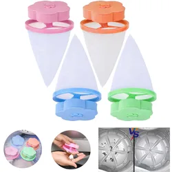 Floating Hair Filtering Mesh Removal Catch Lint Washing Cleaning Machine Pet Fur Hair Trap Dirty Collection Bag Laundry Balls