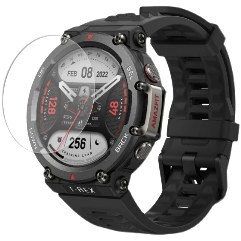 

​​For Amazfit GTR 42 47mm T Rex 2 3 T-Rex Pro 3 Ultra – 9H Hardness Tempered Glass, HD Clear, Easy Install​​