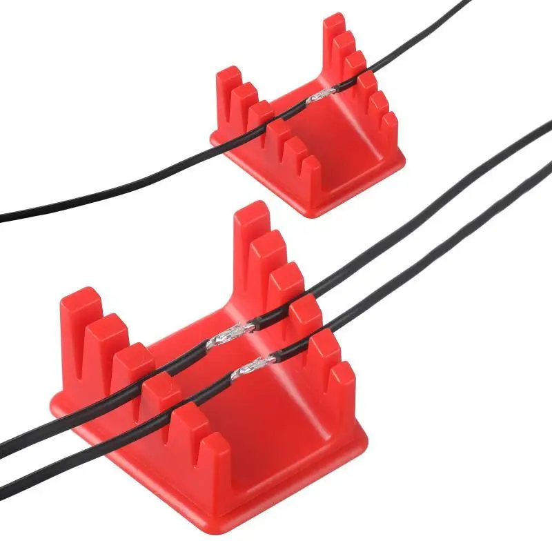 Soldering Station Wire Holder Multi Slot Cable Fixing Bracket Heat Resistant Wire Clamp For Welding Workbench Maintenance