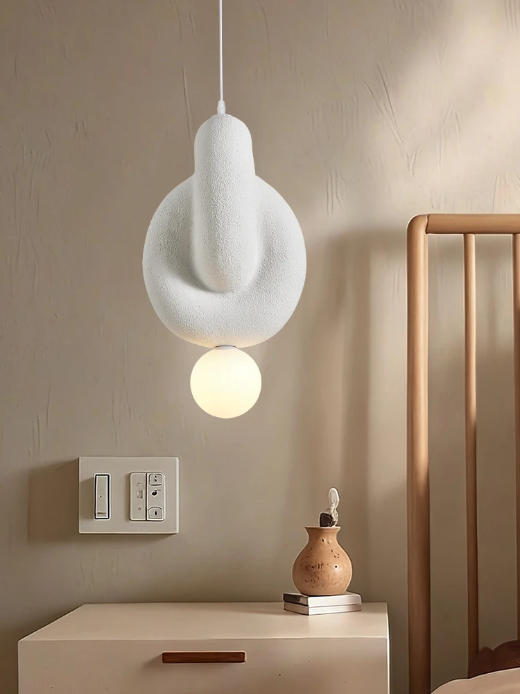 

Japanese Wabi Sabi style restaurant chandelier retro bar counter niche designer bedroom bedside lamp