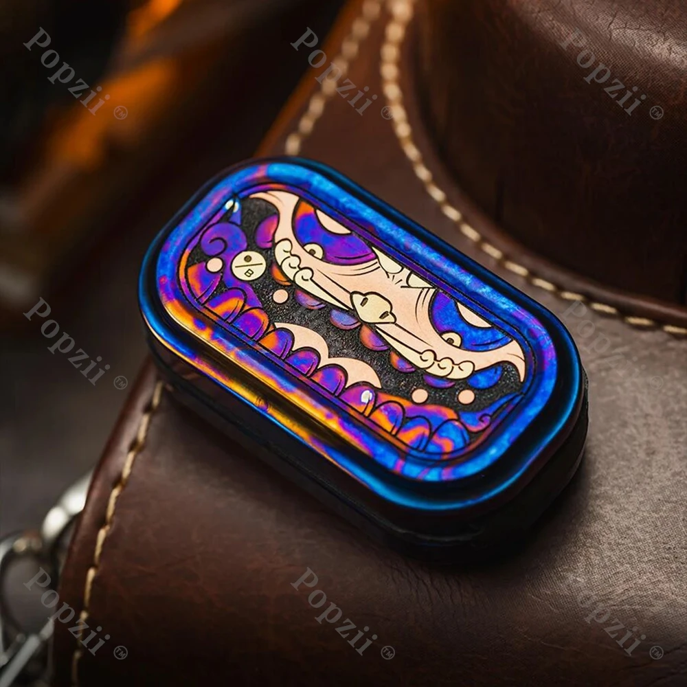 01EDC PiXiu Mechanical Multi Orbit Push Slider Fidgeting toys Timascus Intensive Decompression Toy Adult Anxiety Toys