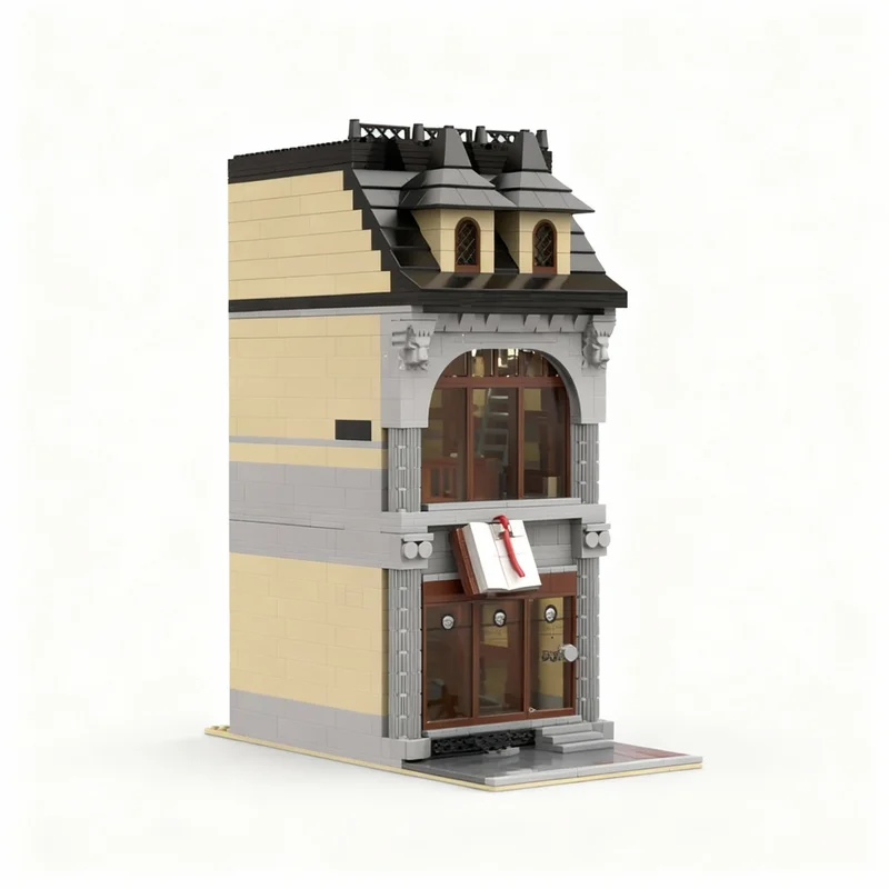1390pcs MOC The Old Library Model Building Blocks Architecture Toys Christmas Gift Assemble Birthday Brick Education Creative
