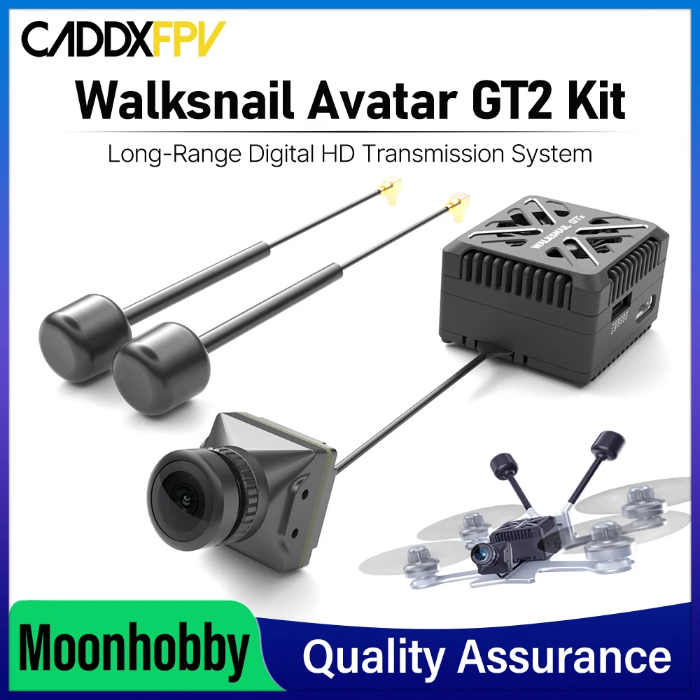 CADDXFPV Walksnail Avatar GT2 Video Transmitter 20km  HD Digital VTX For RC Car Drone