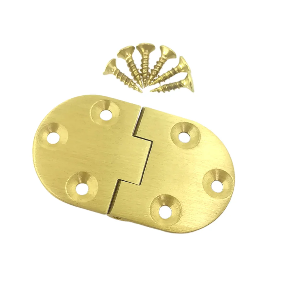 2 قطعة 3.0 مللي متر 90 درجة النحاس النقي النحاس للطي الربيع الصامت دائم غير الصدأ المفصلي المعدني للباب الخشبي Diy بها بنفسك الأثاث المفصلي #5