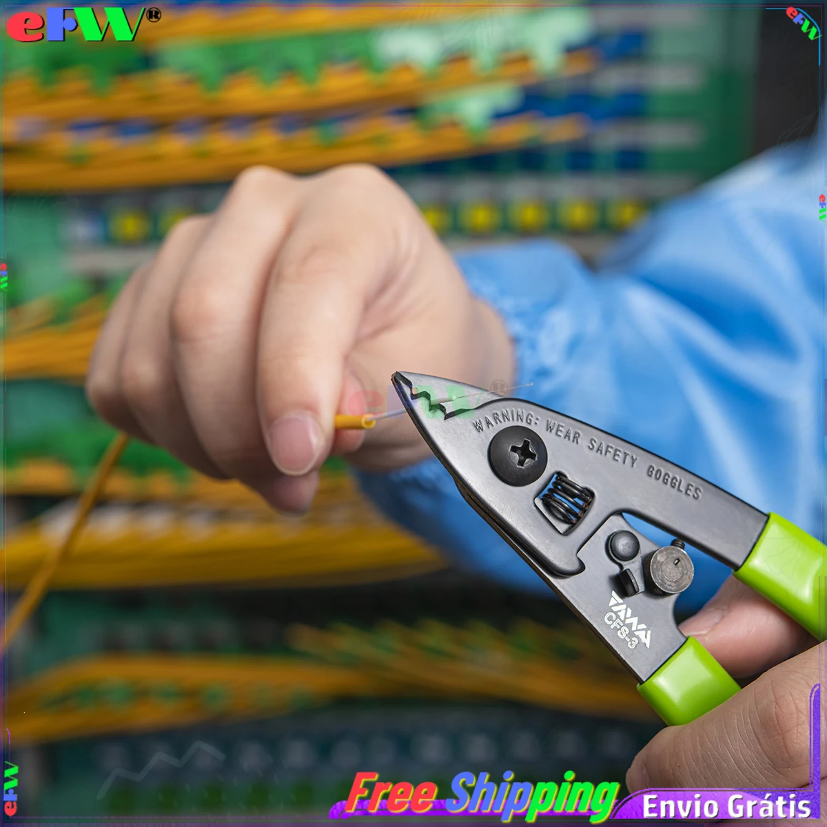 Free Shipping 3 Holes Fiber Optic Stripper CFS-3 Suitable For Stripping 125μm-3mm Loose Tube