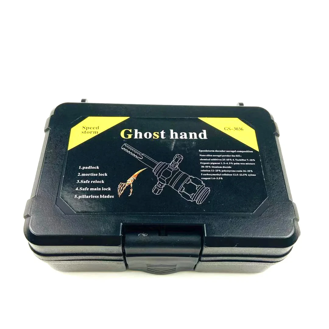 GS-9527 Ghost Hand Decoder Locksmith Tools,GS-3036 Ghost Hand Wave Inner Groove Speed Storm Tool for Lock,Safe Lock,Car Lock