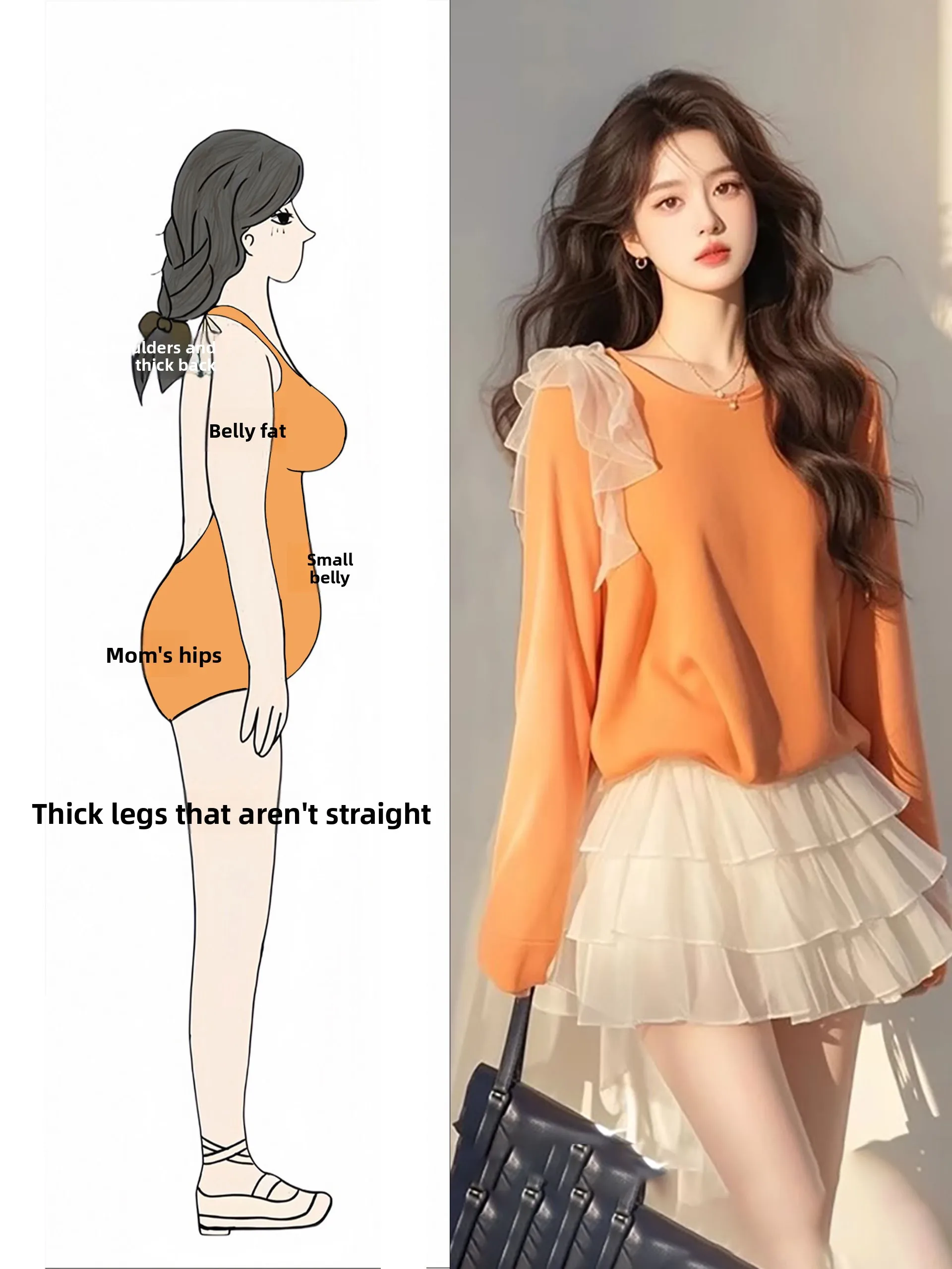 

Spring 2025 plus Size round Neck Top And Half Skirt Set Women's Gentle Elegant Soft Style Two Piece Suit Commute Casual High ...