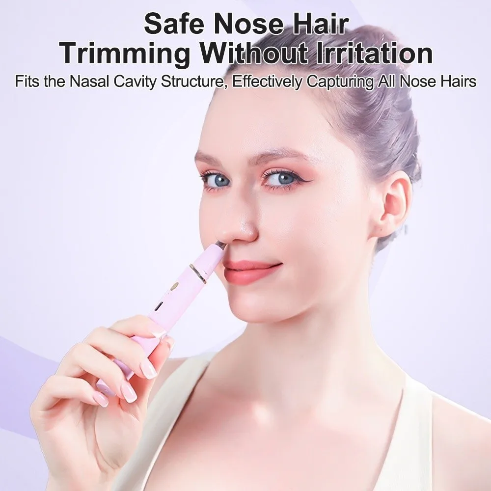 

Multi-function Electric Eyebrow Trimmer Rechargeable Electric Powered 2-in-1 Hair Remover With Dual Heads Hair Shaver