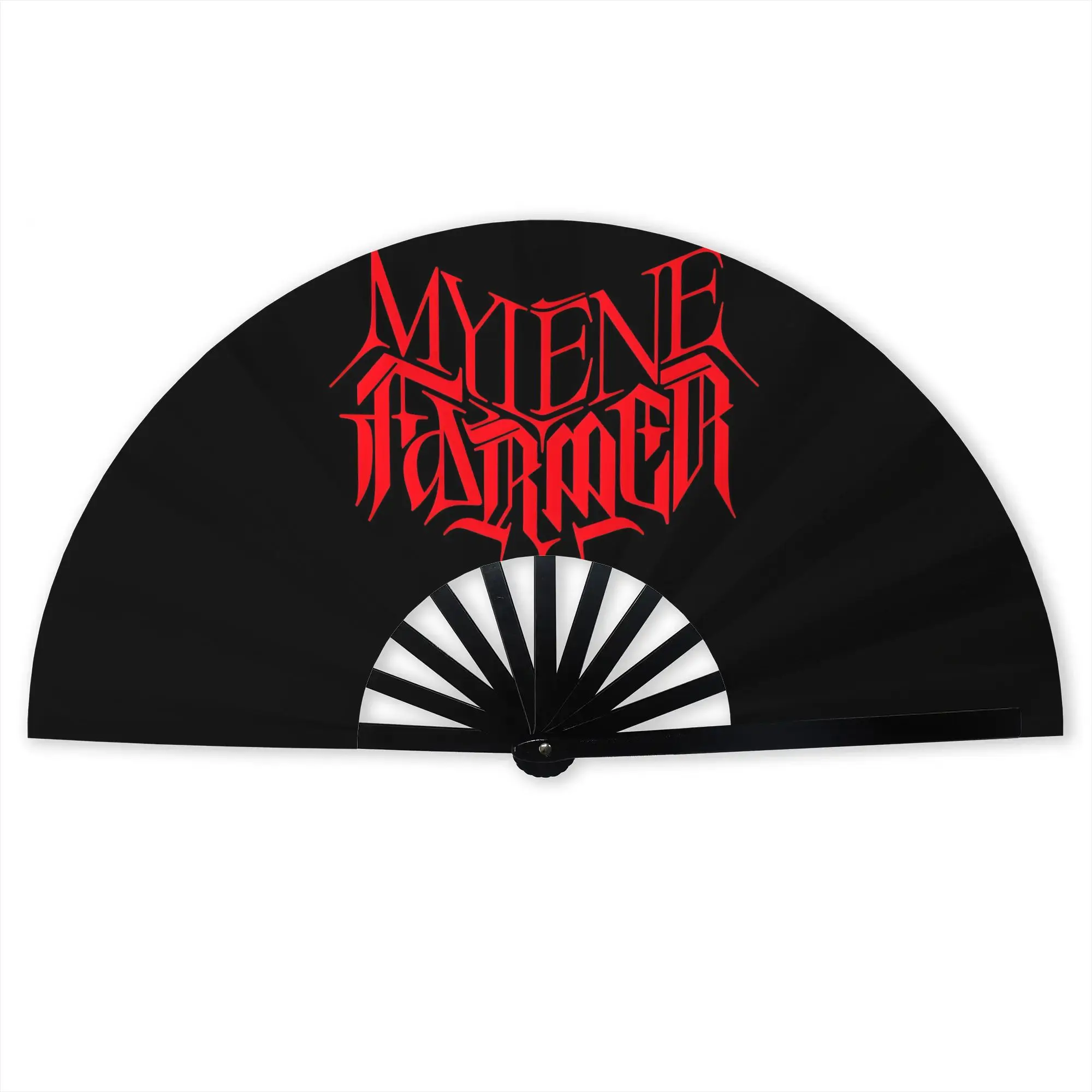 Mylene Farmer Forever Hand Fan Promotional Gift Event Souvenir  Durable Folding Fans Creative Bulk Pack Fan