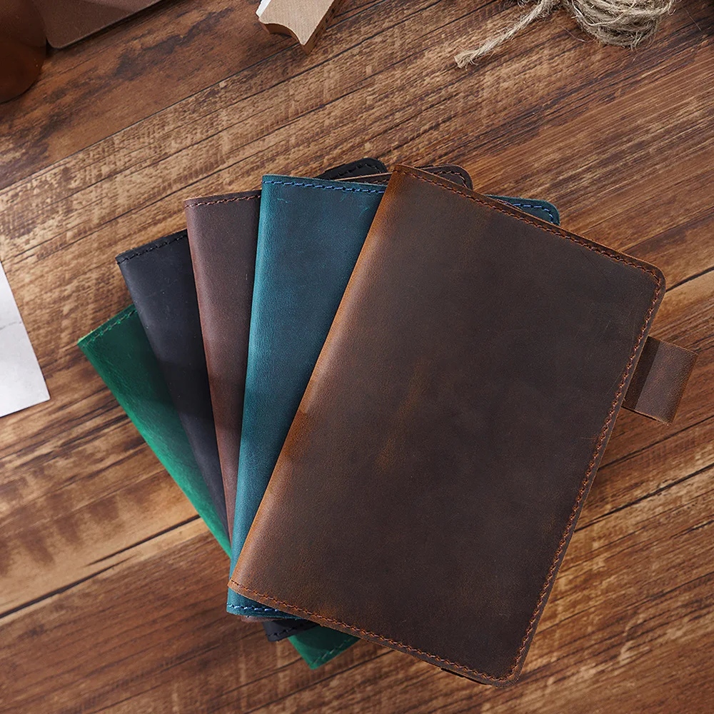 Leather Cowhide Magazine Cover Travel Notebook Diary