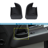 Door Armrest Storage Box Organizer Tray for Ford F150 F-150 Raptor 2009 2010 2011 2012 2013 2014 Car Interior Accessory Black