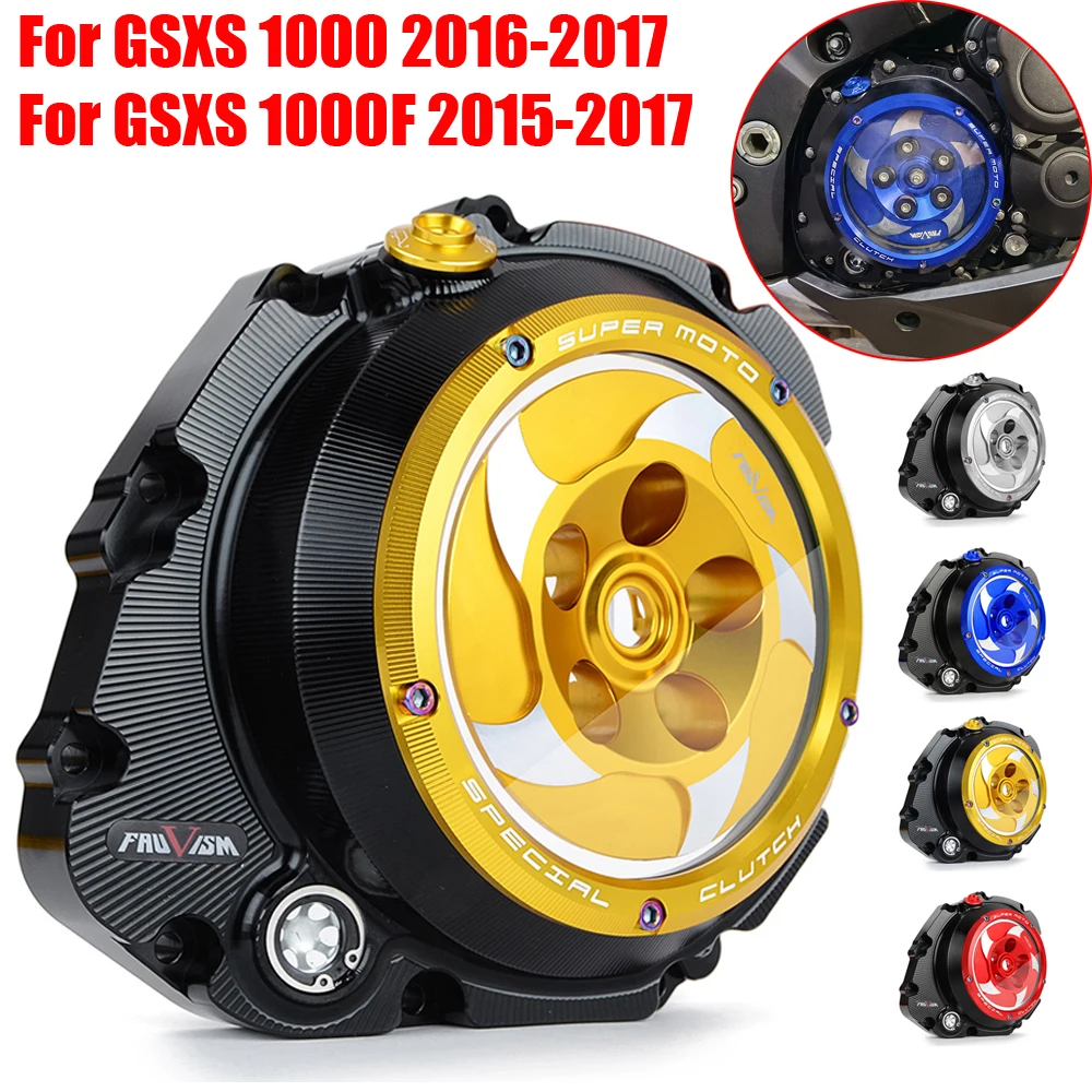 

GSXS1000 GSXS1000F Clear Clutch Cover Motorcycle Engine Cover For Suzuki GSXS 1000 2016 2017 GSX-S 1000F 2015 2016 2017