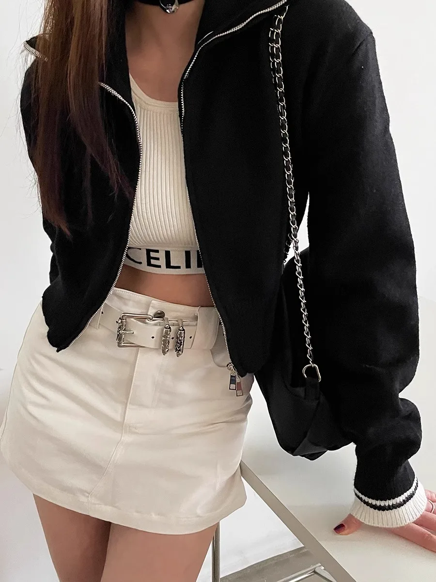 Nieuwe Retro Vrouwelijke Subcultuur Riem Punk Versierde Jeans Riem Persoonlijkheidsriem Witte Riem