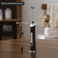 Wireless handheld milk frother, electric coffee frother, mini automatic egg beater, cream batter mixer, household kitchen gadget