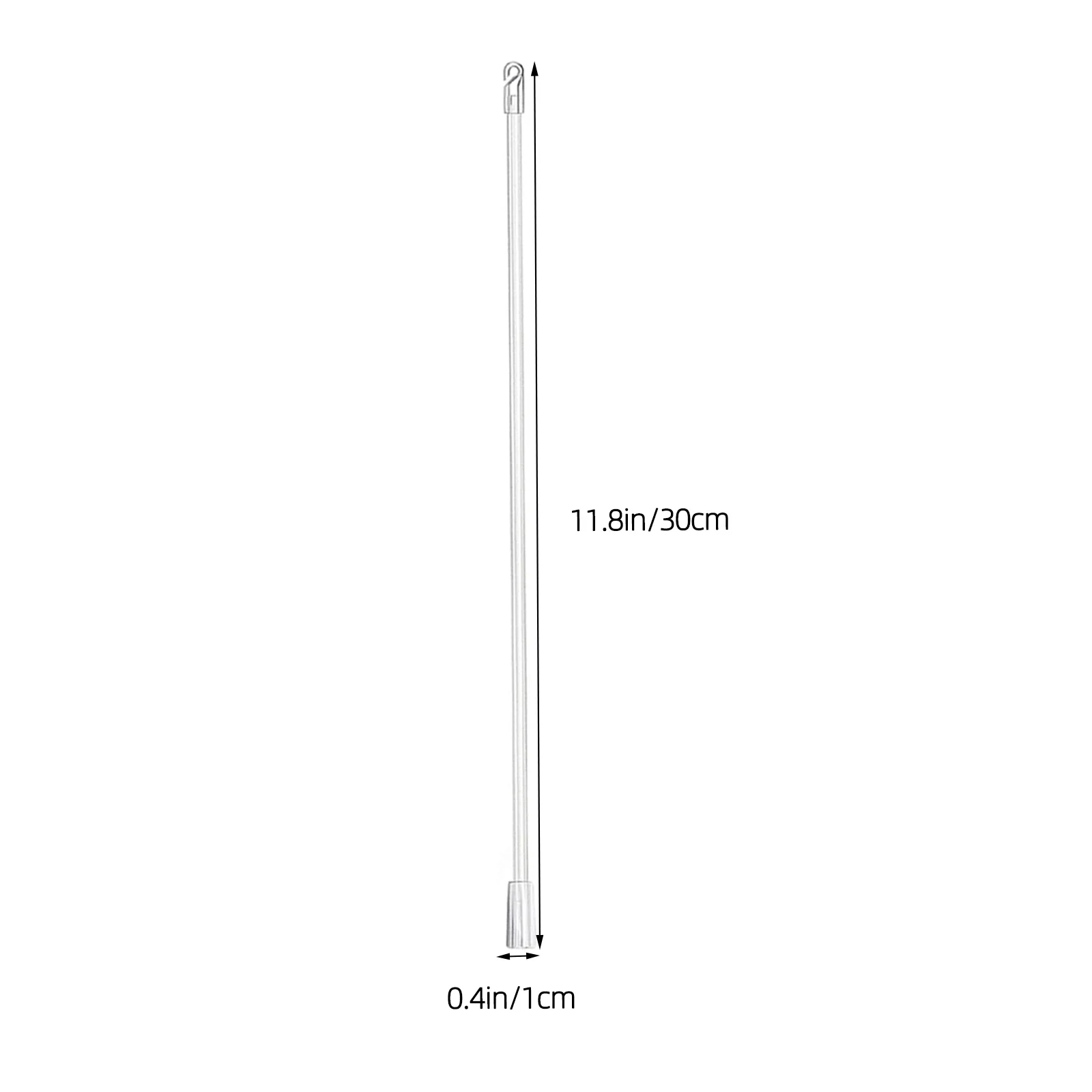 4 قطعة إكسسوارات الستائر عصا عمودية عمودية استبدال الستائر الطويلة قضيب سحب للمنزل مكتب فندق أداة بلاستيكية قوية